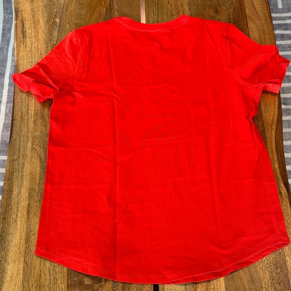 lululemon athletica Love Curved-Hem Crewneck Tee in Hot Heat - Picture 6 of 10